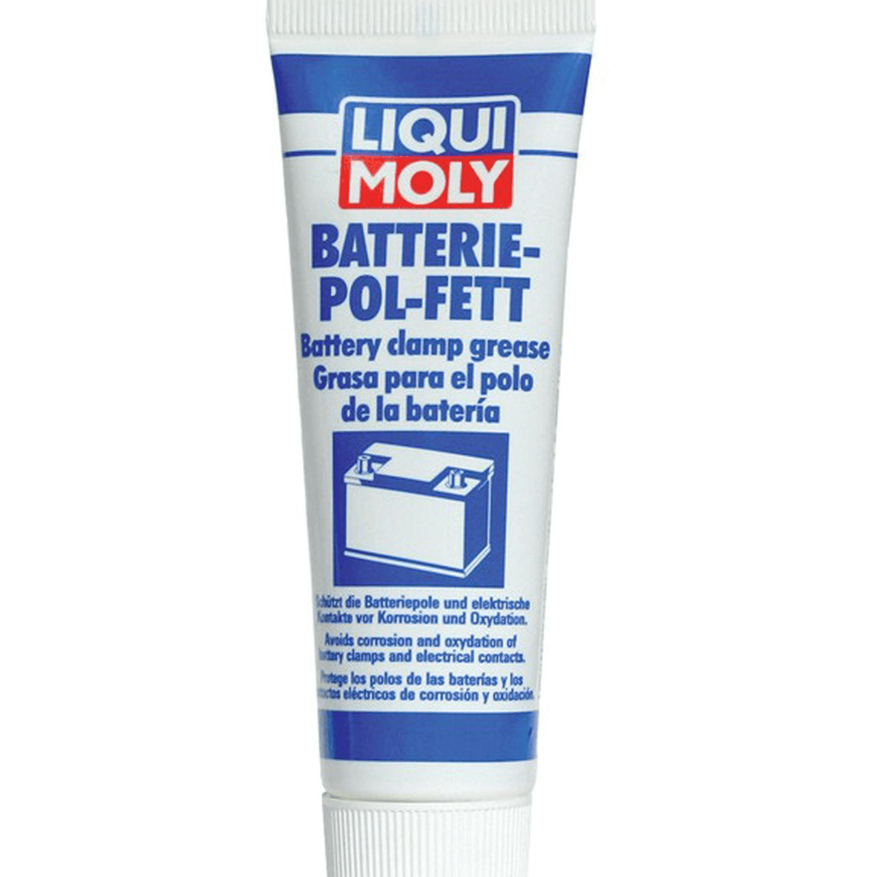 LIQUI MOLY Смазка для электроконтактов Batterie-Pol-Fett LM-7643 (0,05л)