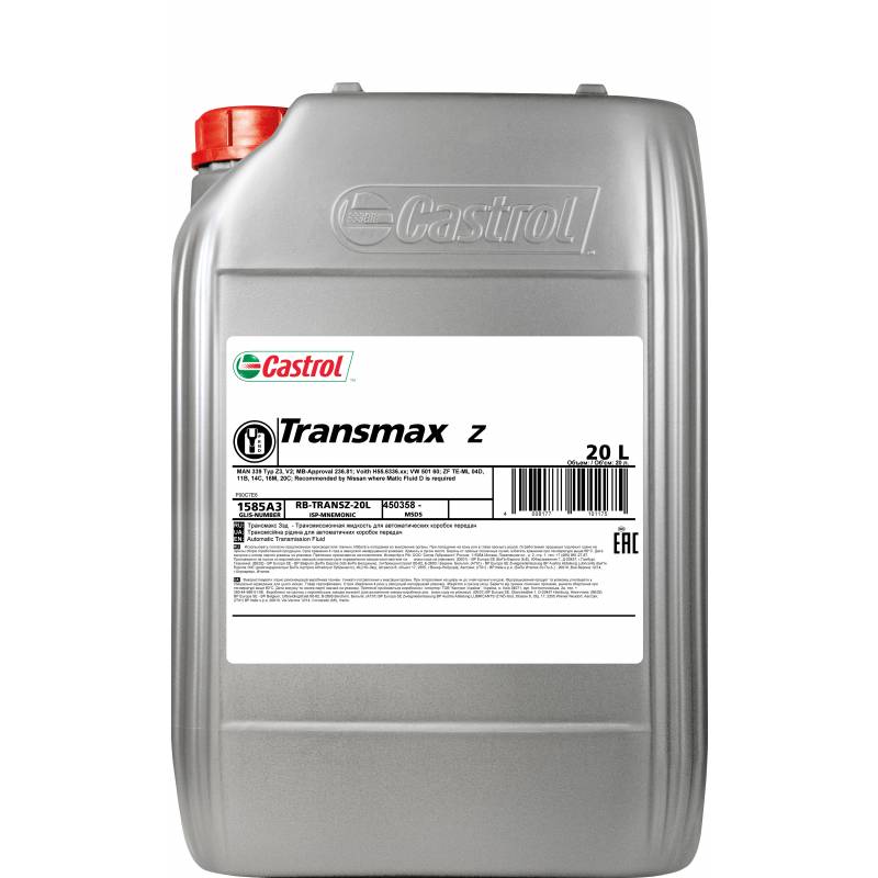 CASTROL Transmax Z Масло для АКПП (20л)