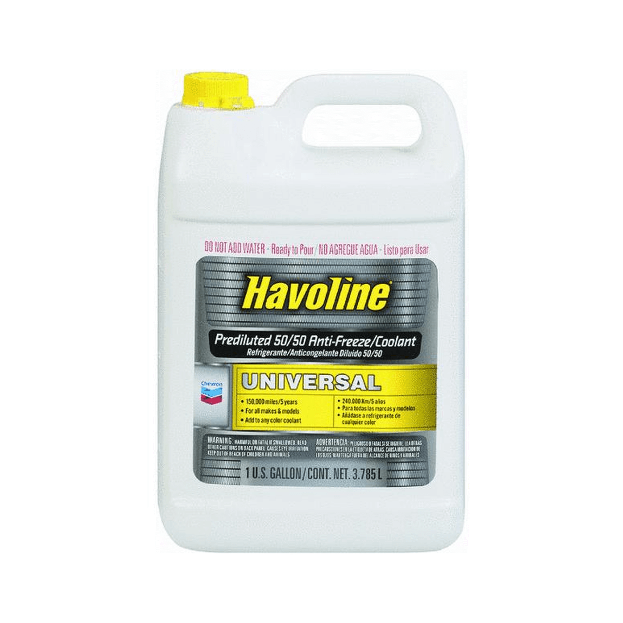 CHV Антифриз HAVOLINE UNIVERSAL ANTI-FREEZE/COOLANT PREMIXED 50/50 (B) (6*3,785 л)