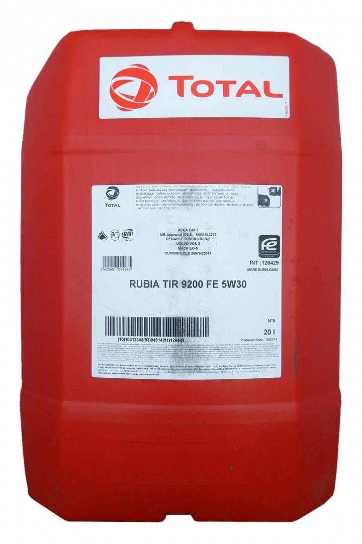 TOTAL Rubia TIR 9200 FE 5W-30 (20 л.)